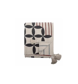 Bloomingville Couvre-lit Forma, 155 x 130 cm, Naturel