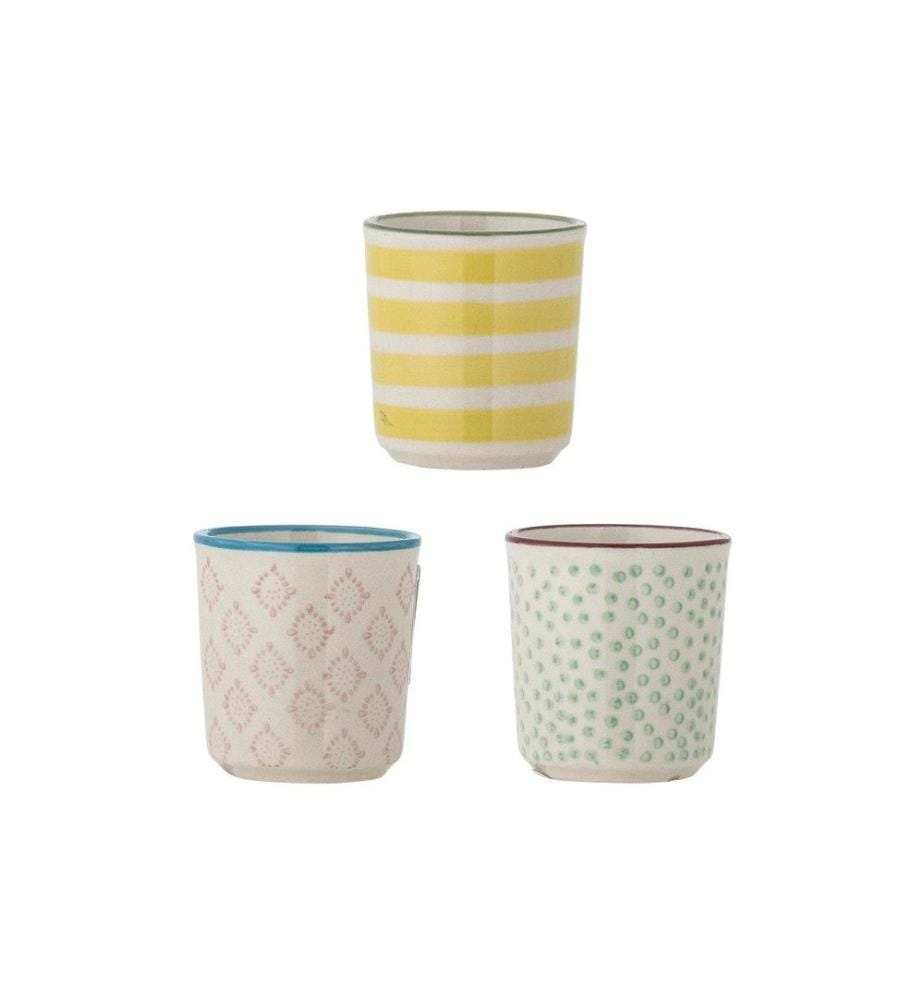 Bloomingville Eierbecher Patrizia, Steingut, assortiert