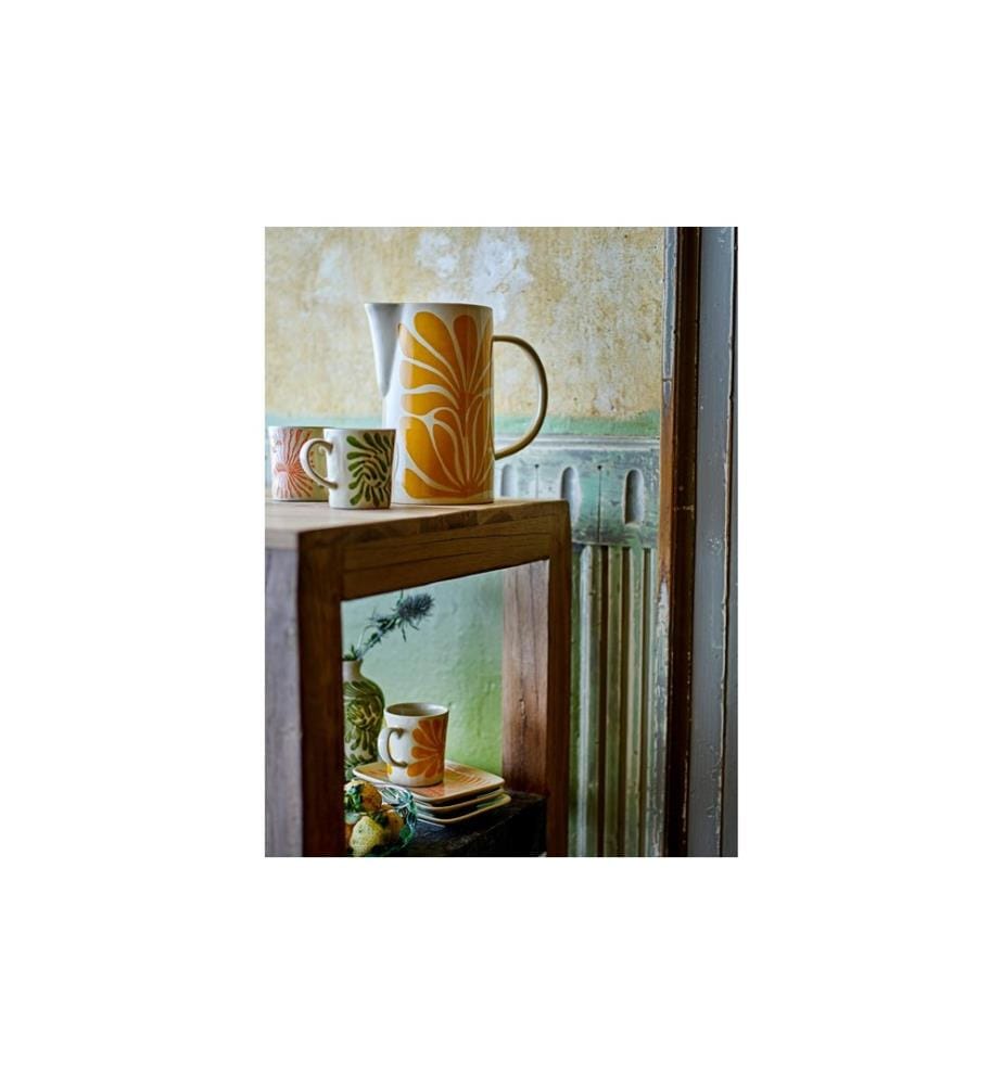 Bloomingville Tasse à thé Fauni 205 ml, 3 pièces, Vert/Jaune