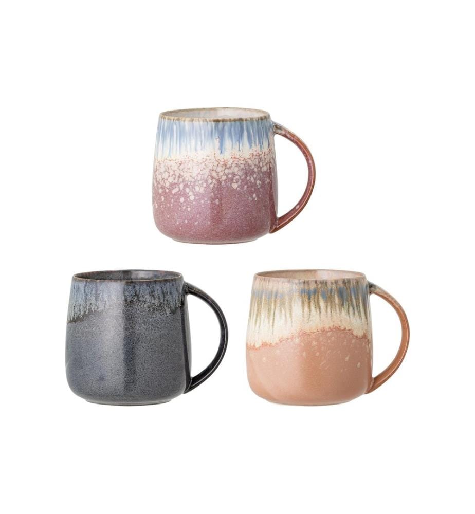 Bloomingville Tasse à thé Cloe 380 ml, 1 pièce, Bleu