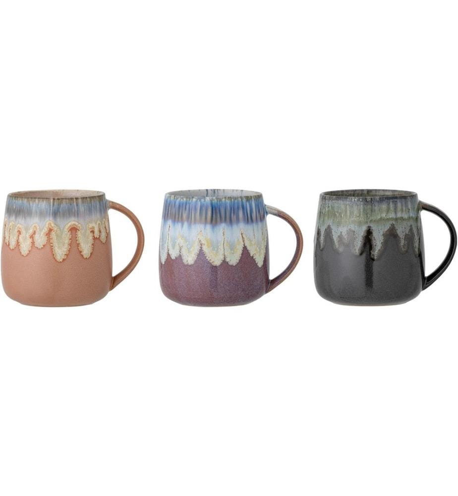 Bloomingville Tasse à thé Cloe 380 ml, 1 pièce, Bleu