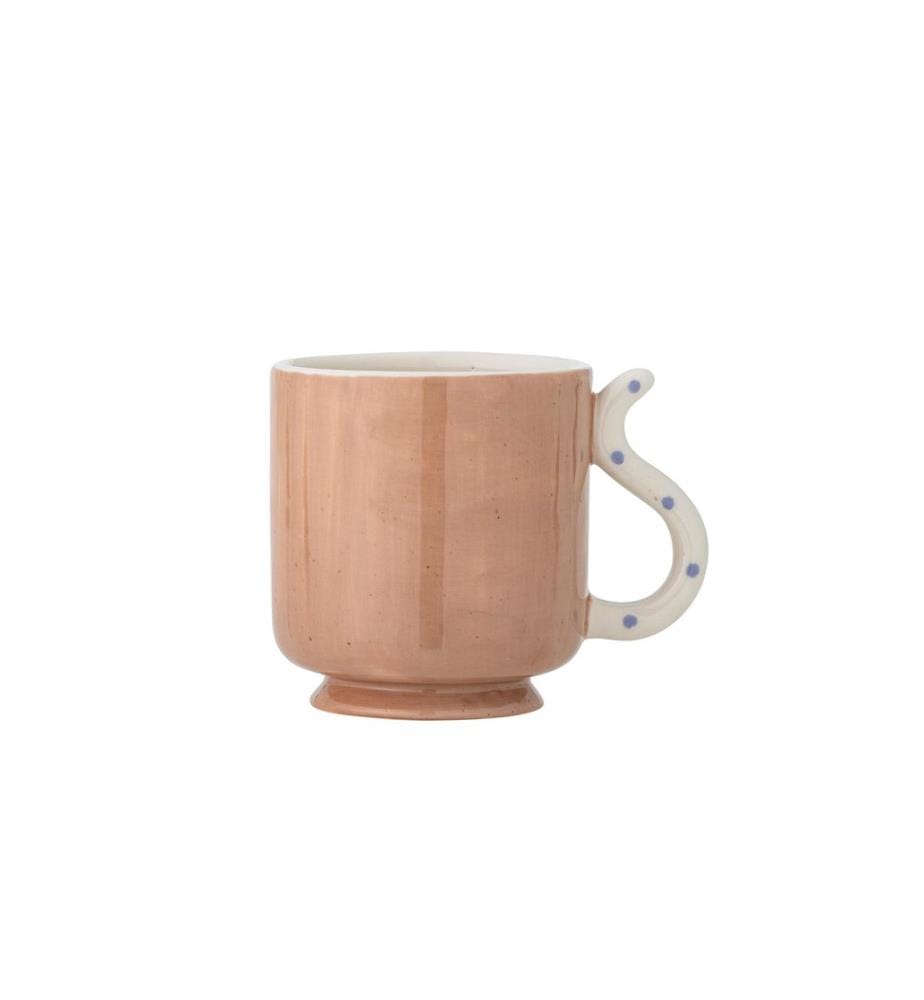Bloomingville Tasse à thé Missy 325 ml, 4 pièces, marron/blanc