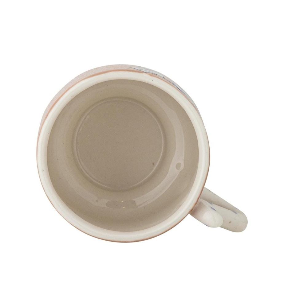 Bloomingville Tasse à thé Missy 325 ml, 4 pièces, marron/blanc