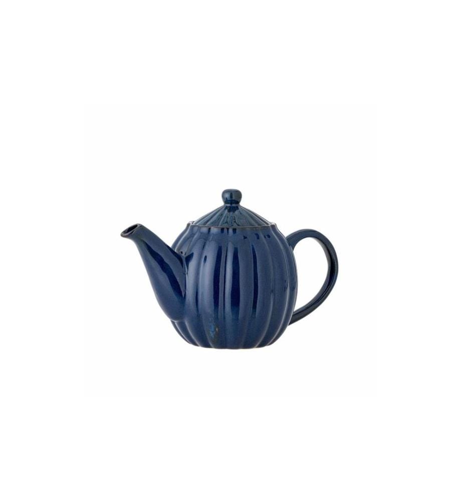 Bloomingville Théière Latina, 1 l, Grès, Bleu