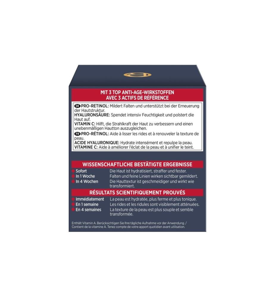L'Oréal Paris Nachtcrème RevitaLift Laser X3 Anti-Age 50 ml