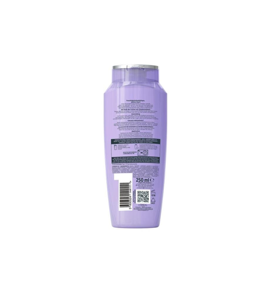 L'Oréal Elsève Shampoo Hydra Hyaluronic 72H 250 ml