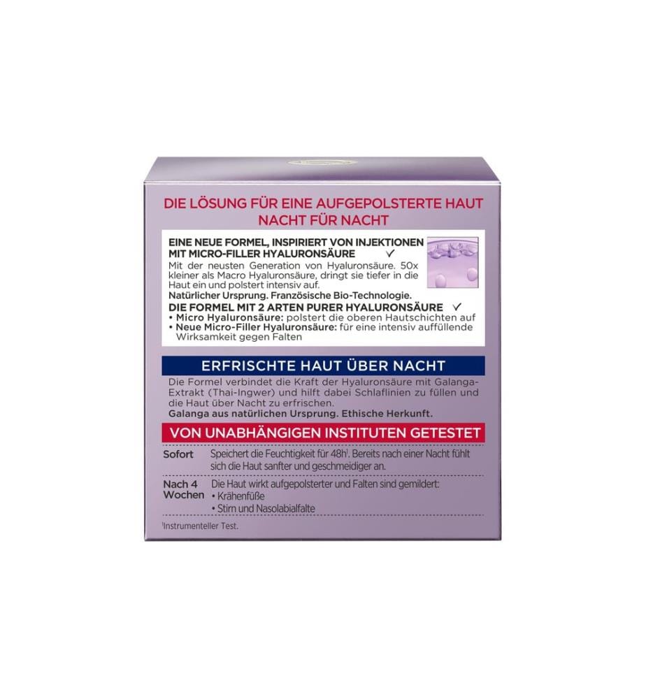 L'Oréal Paris Nachtcrème Revitalift Filler +Hyaluronsäure 50 ml