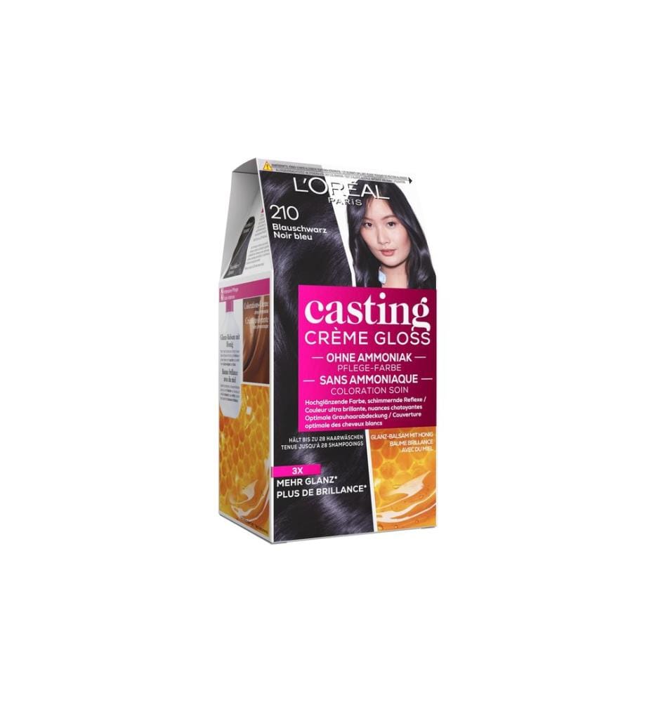 L'Oréal Paris Tinta per capelli Casting Crème Gloss 210 Nero bluastro