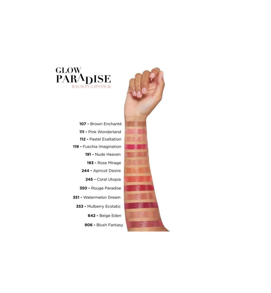 L'Oréal Paris Rouge à lèvres Glow Paradise 191 Nude Heaven