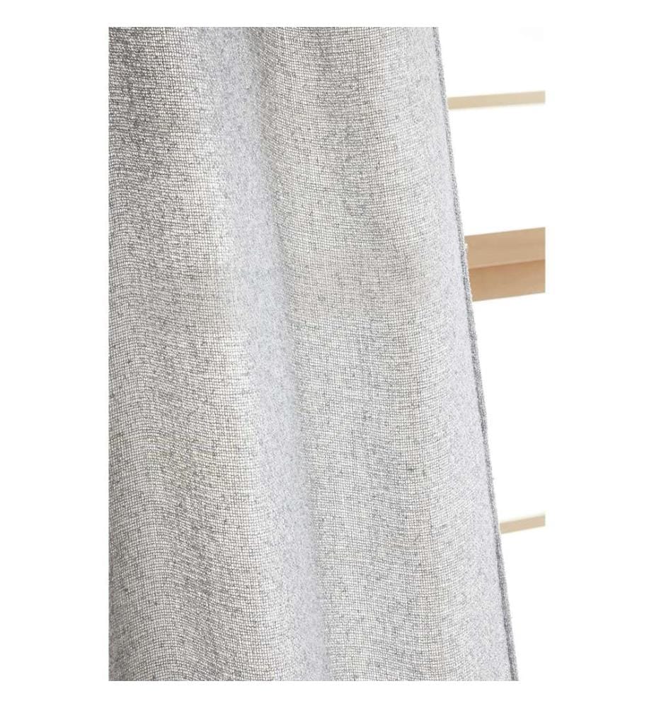 Rideau Ajustable + 8 Anneaux Pince 140 x 270 cm - Galet