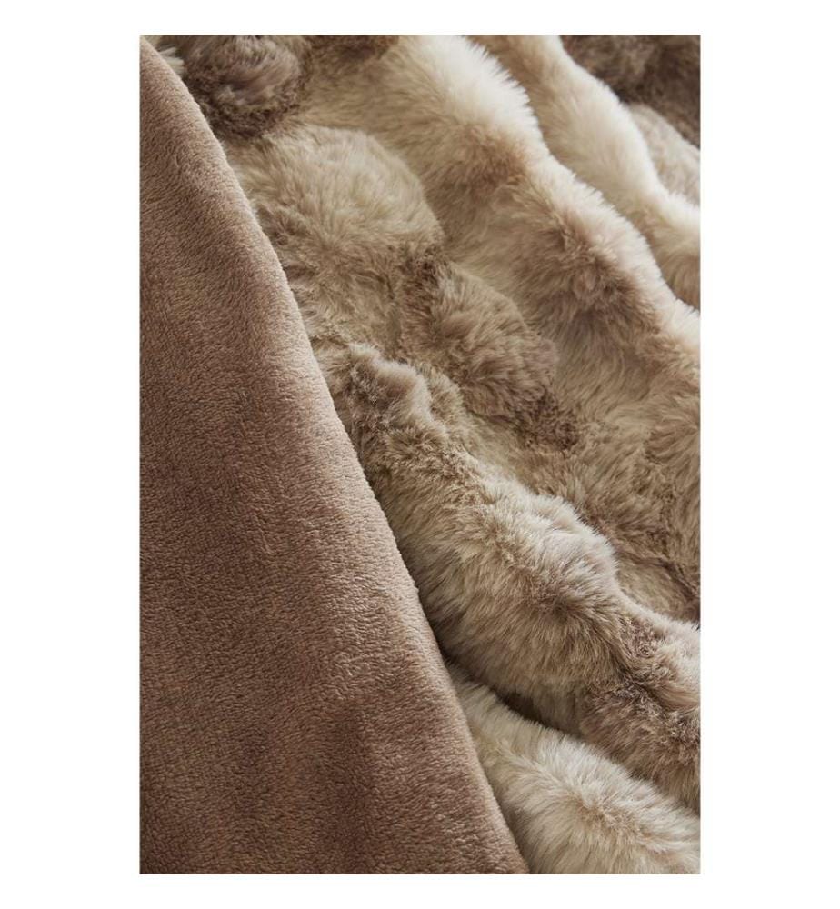 Plaid 125 x 150 cm Astra - Taupe