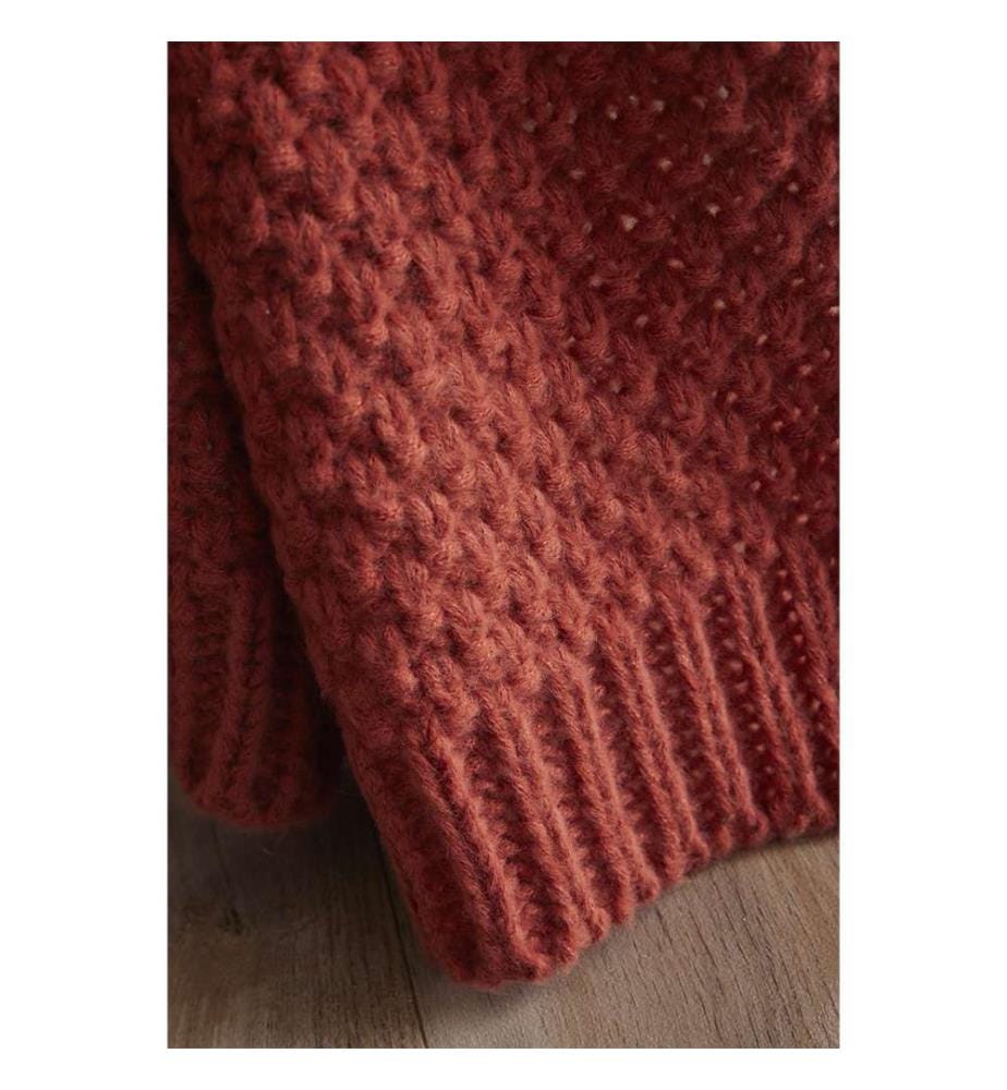 Plaid 125 x 150 cm Olympia - Terracotta