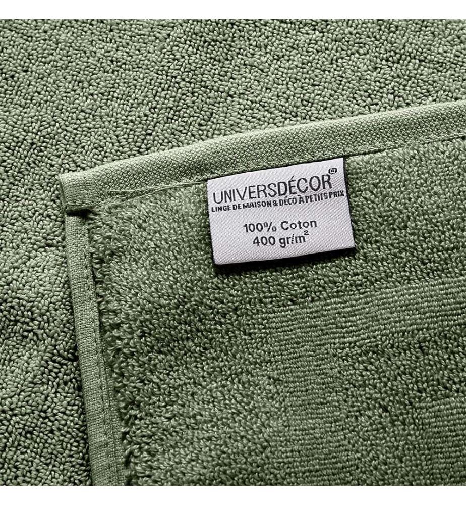 Drap de Bain "Spa" 100% Coton 90 x 150 cm Romarin