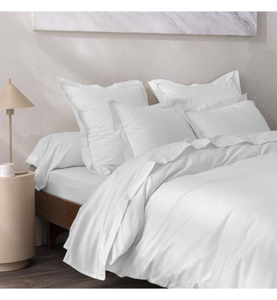 Percale Flat Sheet 180 x 290 cm - Neige