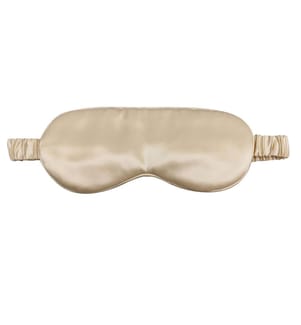 Masque De Sommeil 100% Pure Soie - Champagne