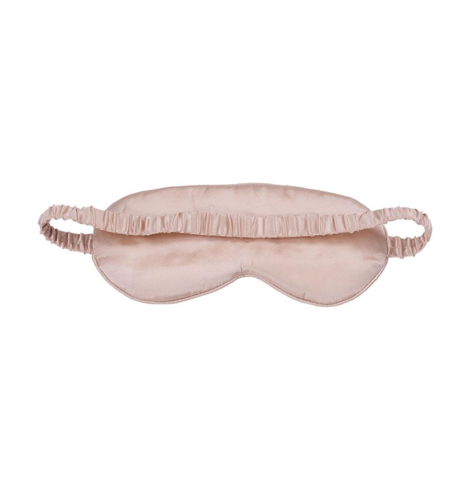Maschera per dormire in 100% pura seta - Champagne