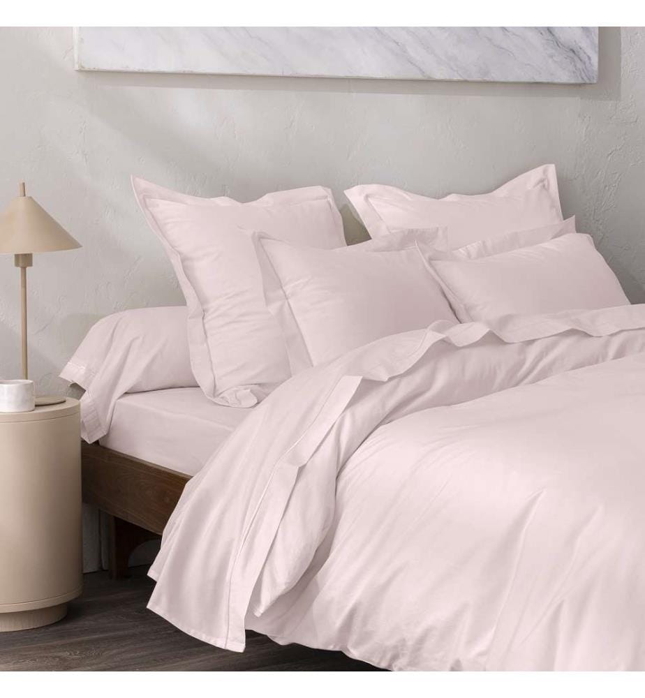 Housse de Couette Percale 140 x 200 cm - Rose