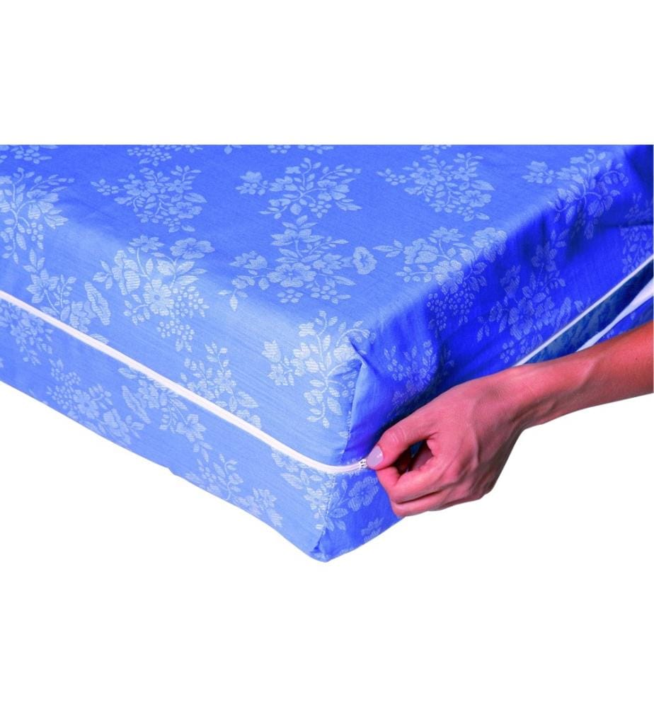Housse à matelas damassé 160 x 200 cm
