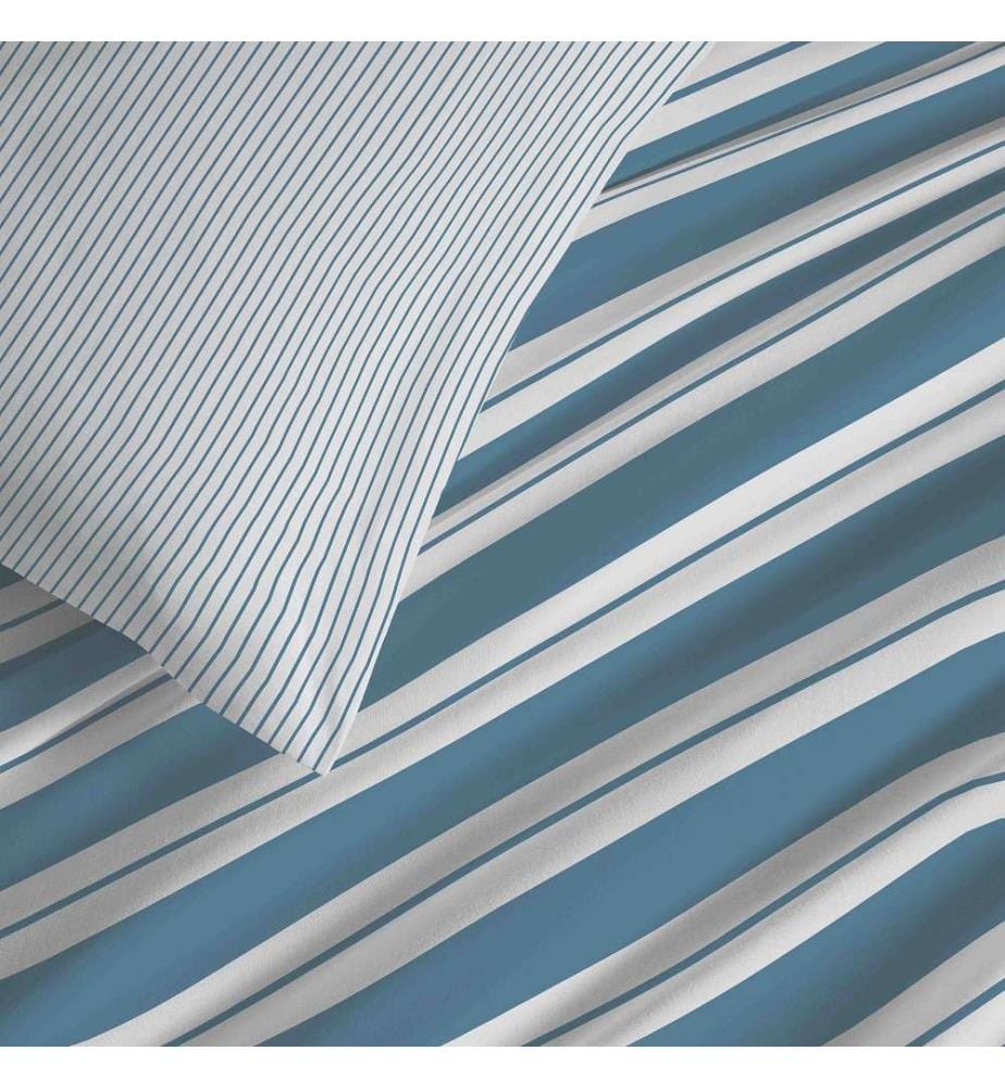 Copripiumino 140 x 200 cm e lenzuolo pieghevole 90 x 190 cm - Florence Denim