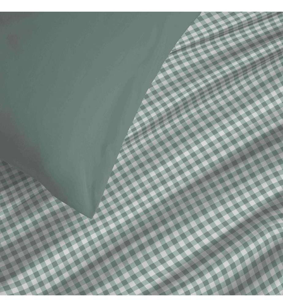 Housse de Couette 140 x 200 cm et Drap Housse 90 x 190 cm - Gabrielle Sauge