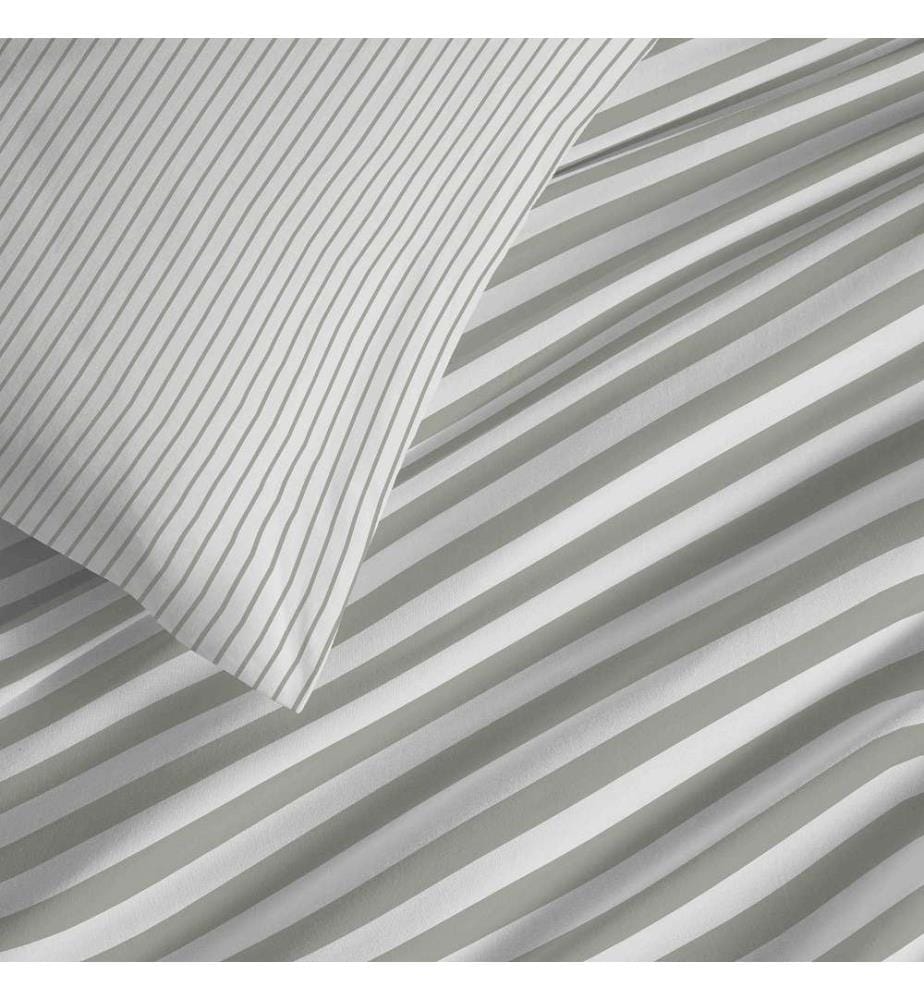 Bettdeckenbezug 140 x 200 cm und Spannbettlaken 90 x 190 cm - Palermo Eukalyptus