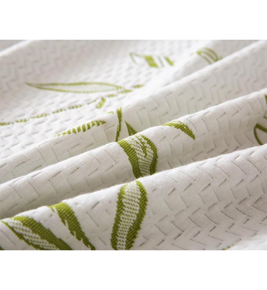 Protege matelas bambou 140 x 200 cm - Blanc