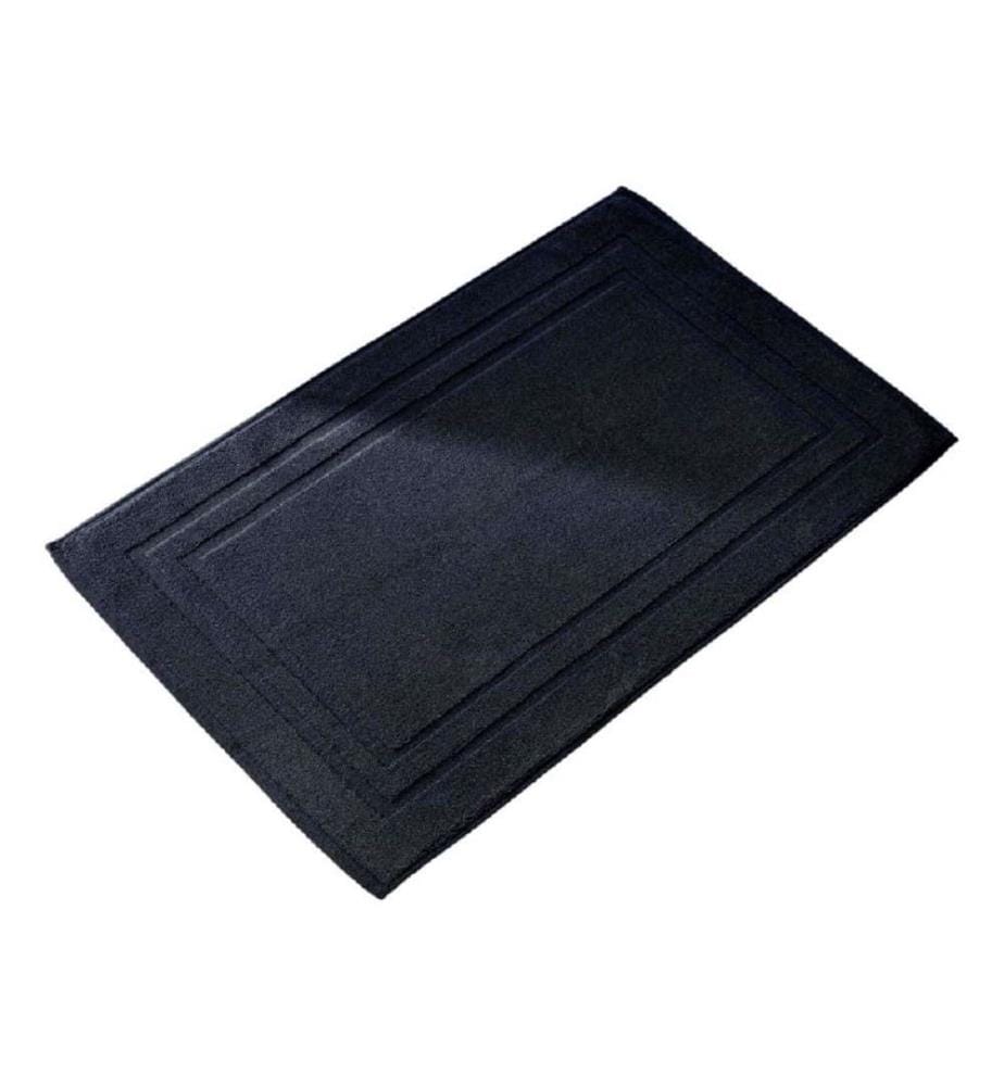 Tapis de Bain Spa 100% Coton 50 x 80 cm Bleu Nuit