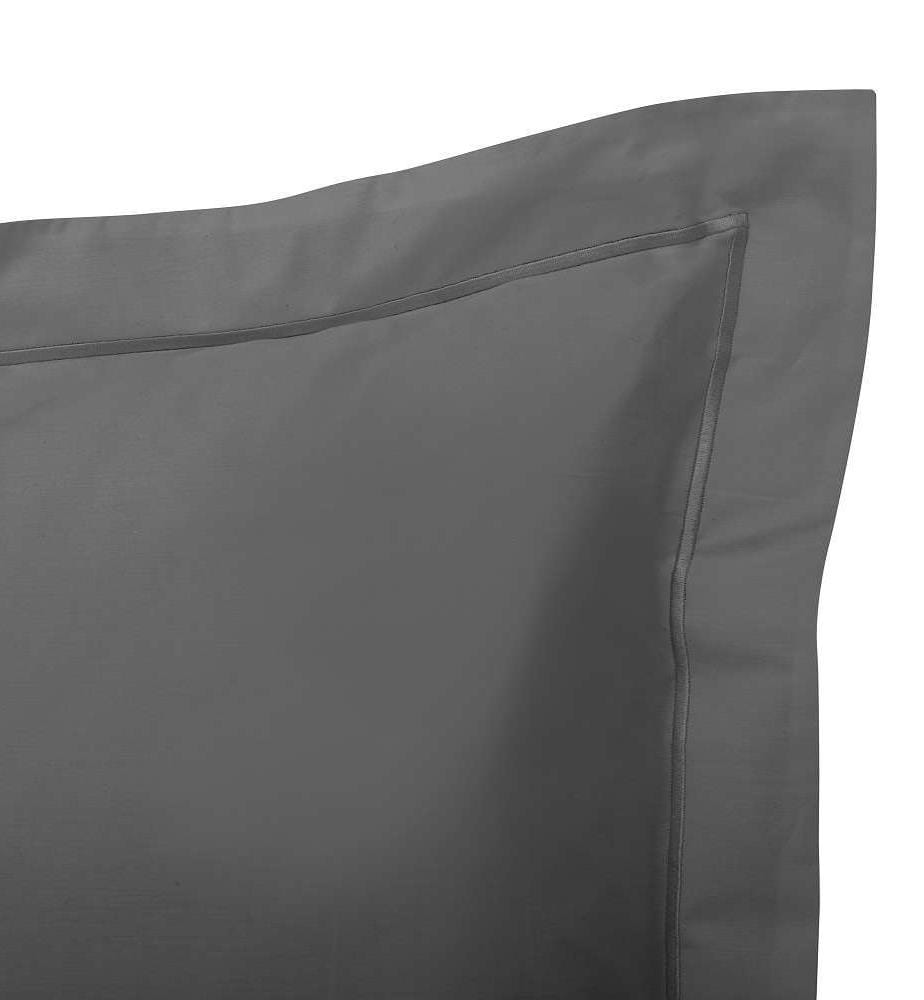 Taie d'Oreiller Percale 50 x 70 cm - Ardoise