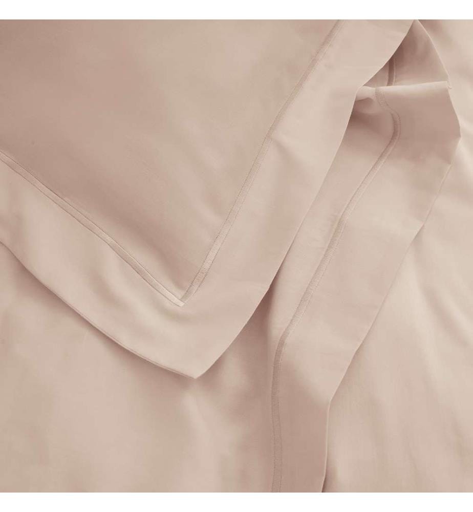 Taie d'Oreiller 65 x 65 Prestige Satin de Coton - Rose Blush