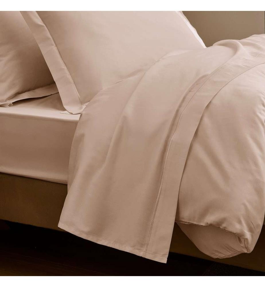 Taie d'Oreiller 65 x 65 Prestige Satin de Coton - Rose Blush