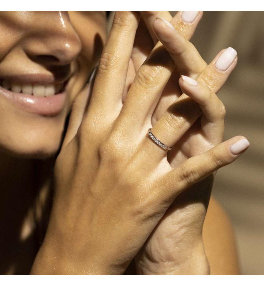Ring Romantic love - Weissgold 375/1000