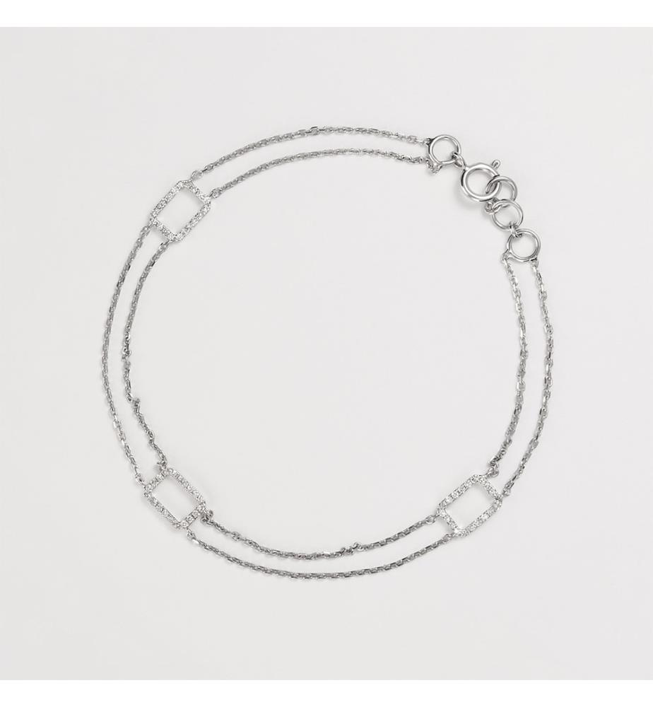 Armband Subtilität - 375/1000 Weissgold