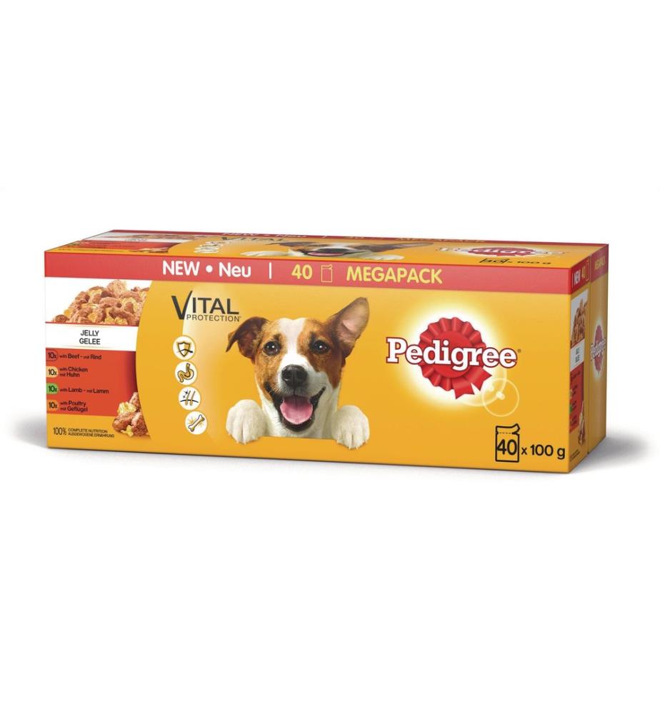 Pedigree Nassfutter Vital Protection Gelee 40 x 100 g
