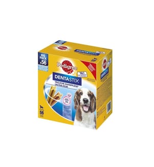 Bâtonnets à mâcher Pedigree DentaStix Multipack, Medium, 56 pièces