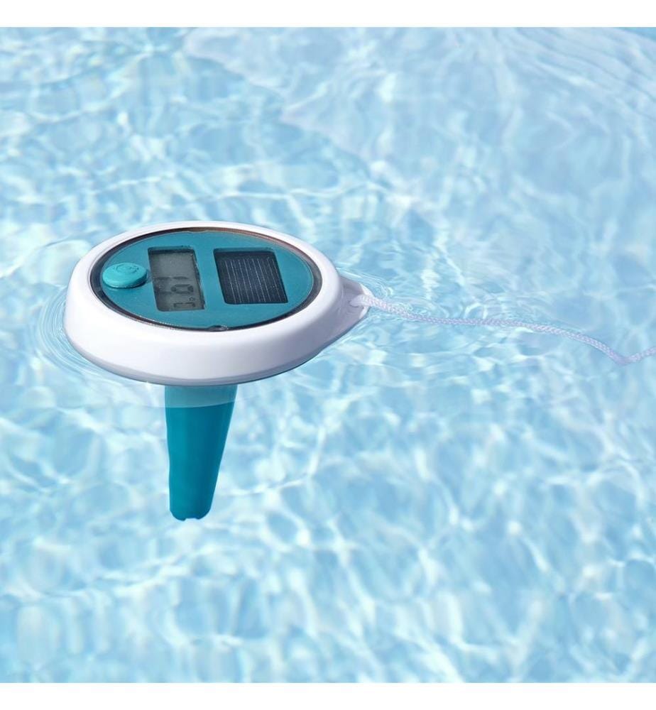 Digital Poolthermometer mit digitaler Anzeige - Blau & Weiss
