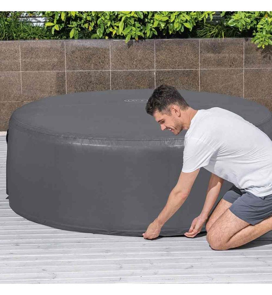 Housse de protection complète Thermo EnergySense Plus Xtras Lay-Z-Spa Ø 180x66 cm - Gris