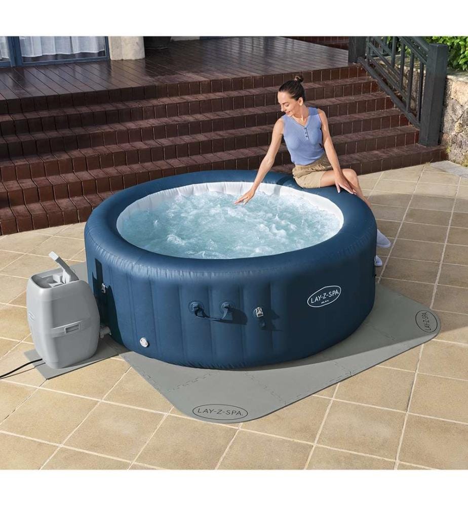 Bodenschutz für den Pool - Grau