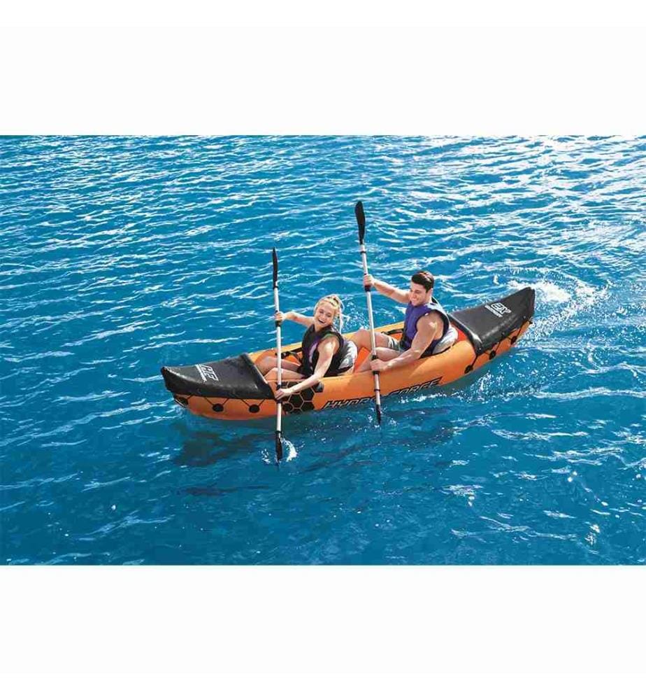 Pagaie SUP Kombi  2 x 145 (218) cm - Argenté et Noir