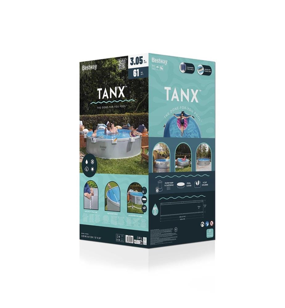 Piscine Ronde Tanx - Gris