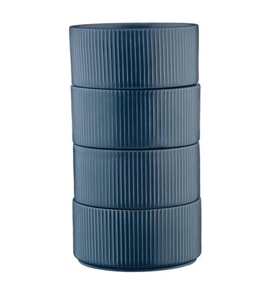 Bols Scandi Ø12cm - 4 pièces - Bleu marine