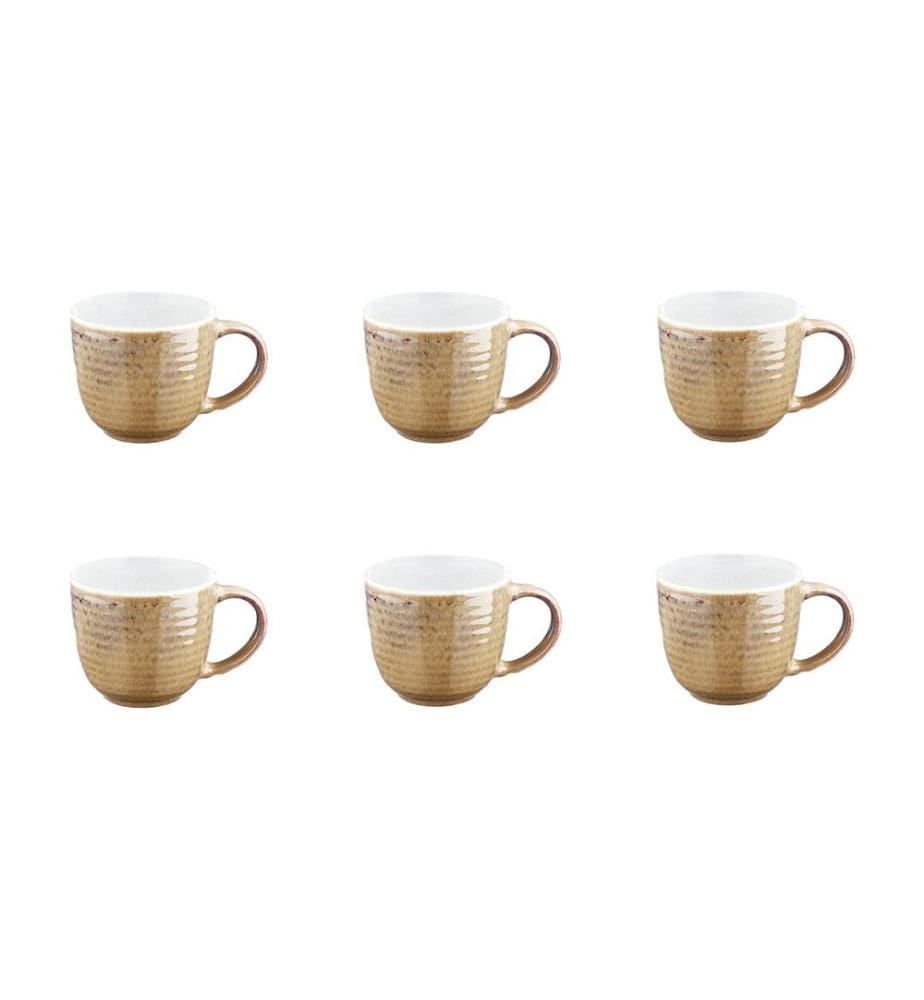 Set di 6 bicchieri Cosmos da 30 cl - Crema