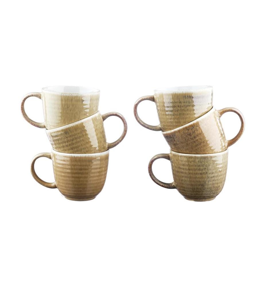 Set di 6 bicchieri Cosmos da 30 cl - Crema