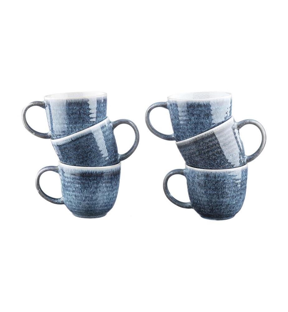 Set di 6 bicchieri Cosmos da 30 cl - Azur