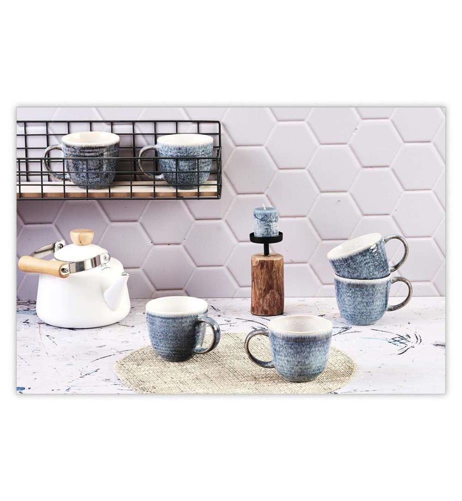 Set di 6 bicchieri Cosmos da 30 cl - Azur
