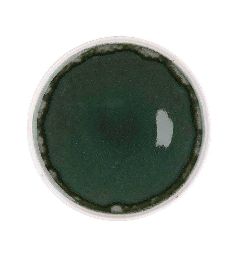 Lot de 6 Assiettes Oxygen Ø21,5 Cm - Vert Et Gris