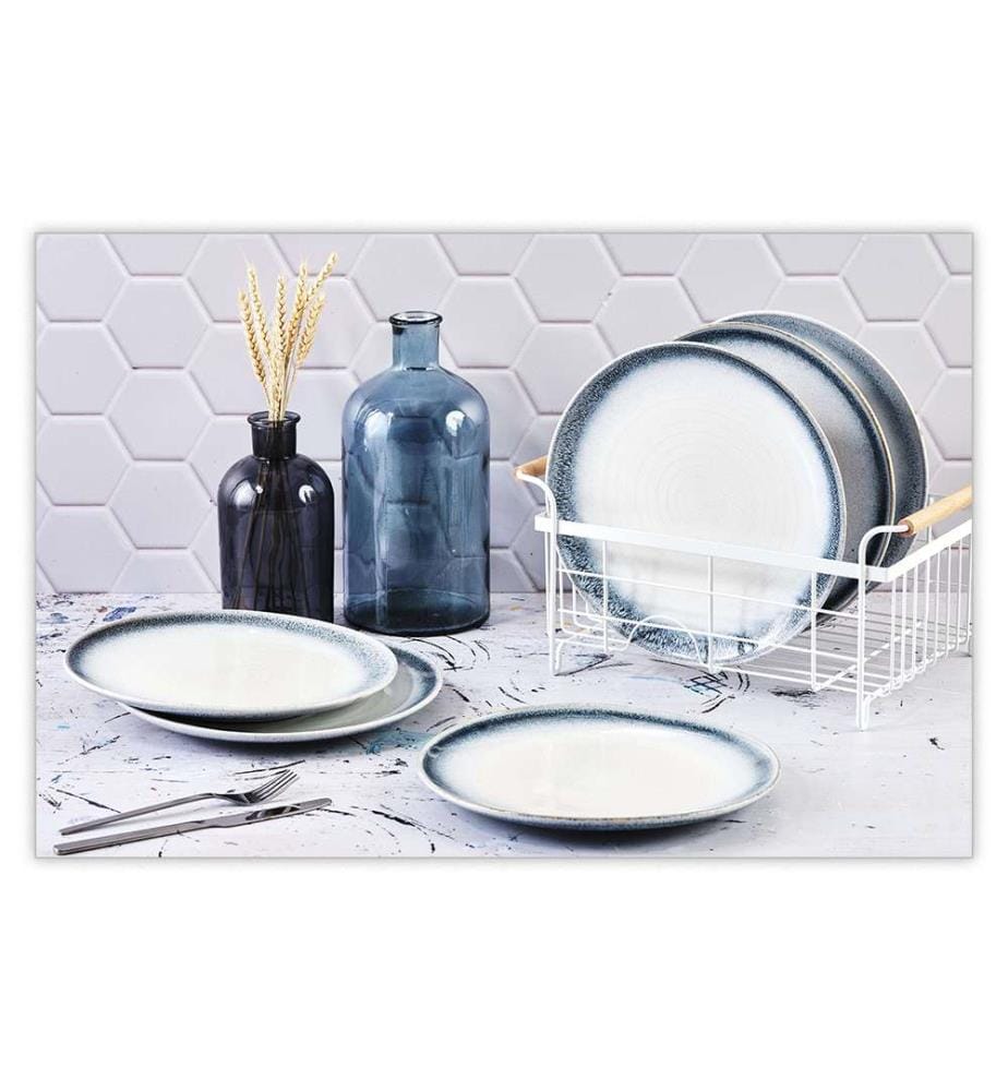 Assiette Cosmos Ø27,5cm - 6 pièces - Azur