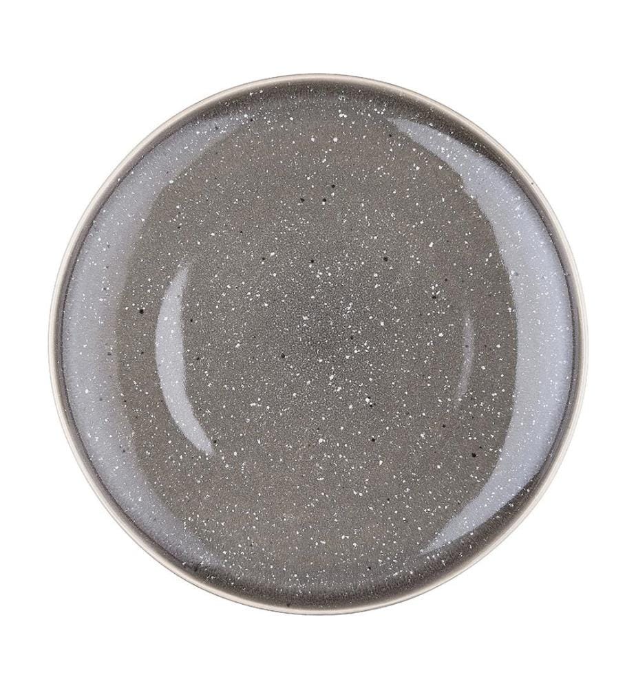 Set de 6 Assiettes Stellar Ø27 Cm - Gris Ciment