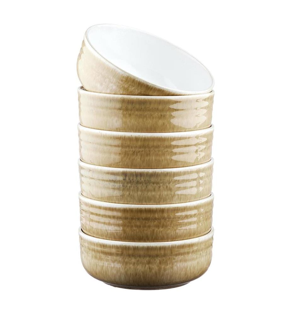 Set de 6 Bols Cosmos Ø15,5 Cm - Crème