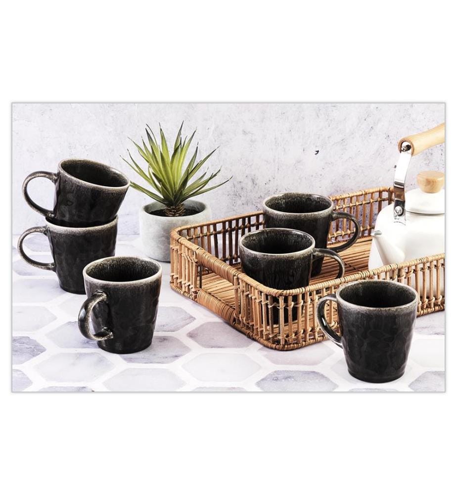 Set di 6 bicchieri Moon da 40 cl - Inchiostro