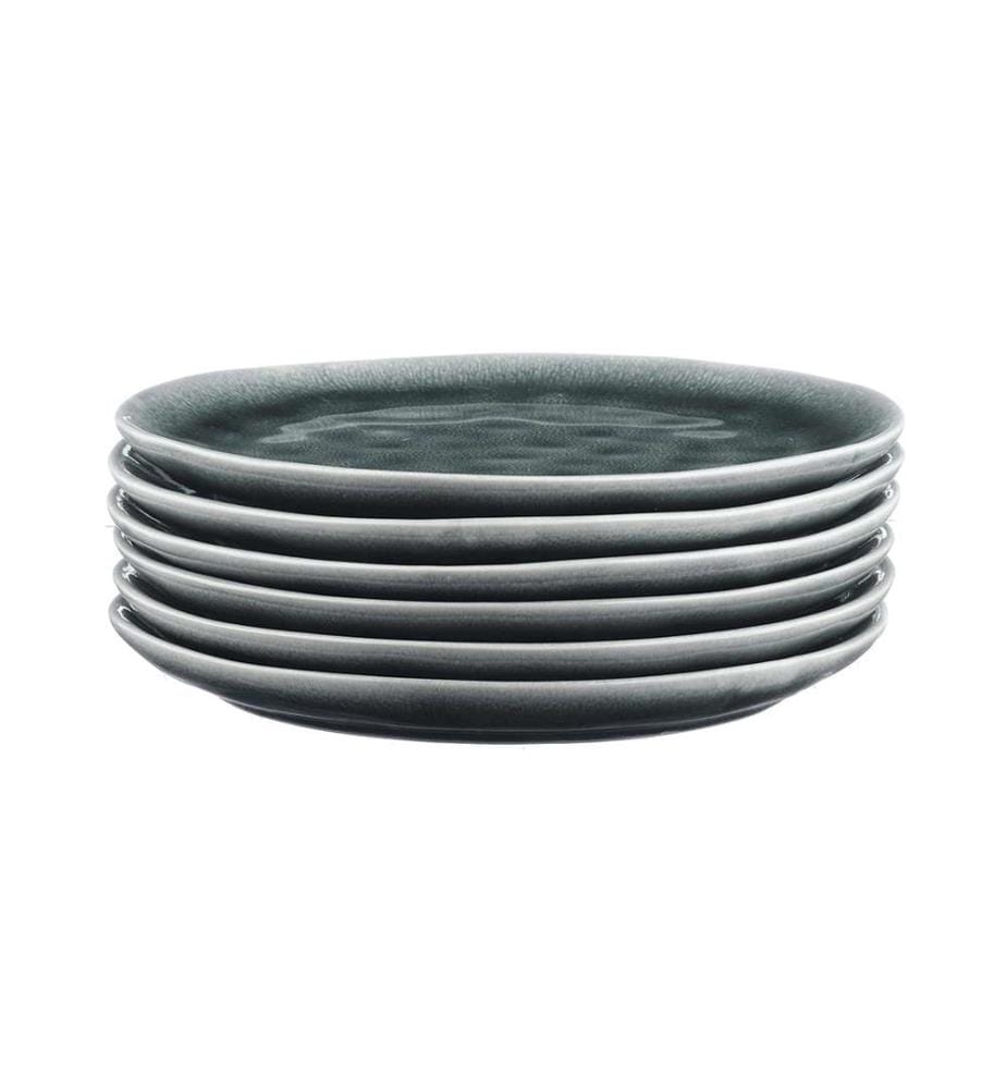 Set de 6 Assiettes Moon Ø21 Cm - Petrol